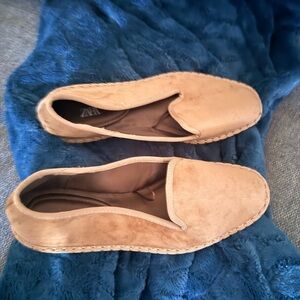 Zara Beige Slip-On Shoes